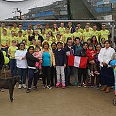 MaturantInnen beim Sozialeinsatz in Lima