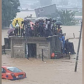 Elfenbeinküste: Überschwemmungen in Abidjan