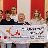 "VOLONTARIAT bewegt" entsendet 24 Freiwillige