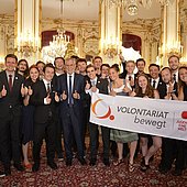 Volontäre beim Bundespräsidenten