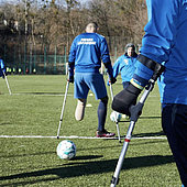 Fußball als Therapie für Kriegsversehrte