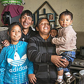 Familie von Estefania in Guayaquil, Ecuador