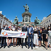 Bundespräsident würdigt junge VolontärInnen