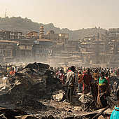 Brände sind zunehmende Gefahr in Armenviertel